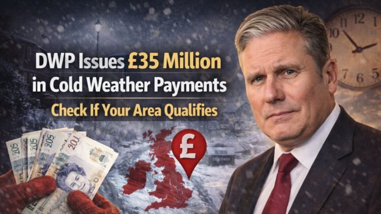 DWP Issues £35 Million in Cold Weather Payments – Check If Your Area Qualifies