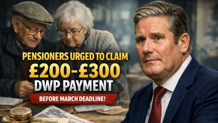 Pensioners Urged to Claim £200–£300 DWP Payment Before March Deadline